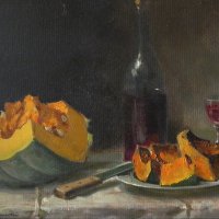 Sütőtökös csendélet / Still life with pumpkin (1950-es évek / 1950s)