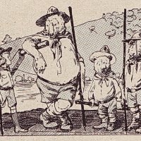 Illusztráció a Jó Pajtás c. gyermeklapban / Illustration in the children's magazin "Good Pal" (1913)