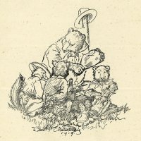 Illusztráció a Jó Pajtás c. gyermeklapban / Illustration in the children's magazin "Good Pal" (1913)