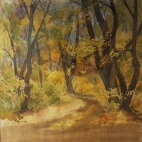 Füredi erdő / Grove in Füred (1950-es évek / 1950s)