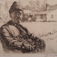 Parasztudvar Füreden (Sári bácsi), 1950-es évek / Village courtyard in Füred (Uncle Sári), 1950s