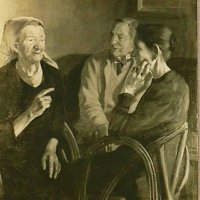 Beszélgetők / Chatting (1920-as évek / 1920s)